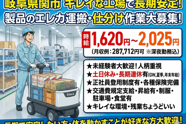 新工場で新しいお仕事始めよう。 イメージ
