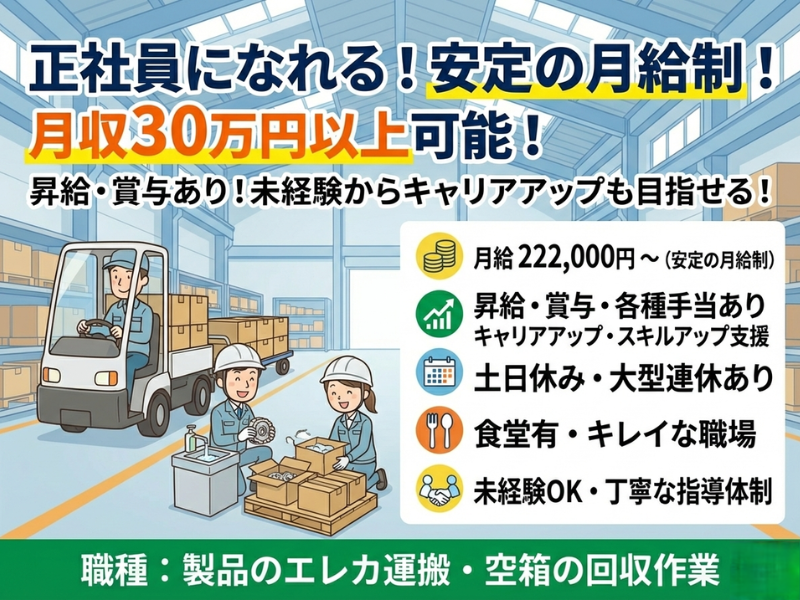 【岐阜県関市】エレカ運搬/未経験歓迎/車通勤OK イメージ