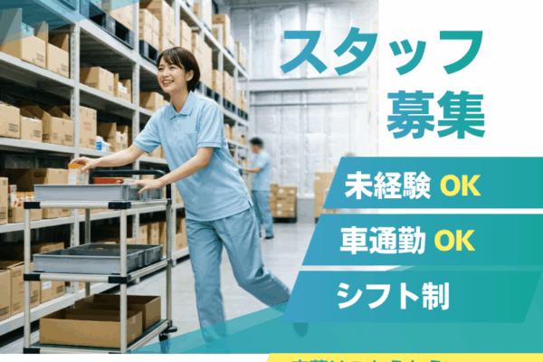 ☆小牧市☆　高時給！！倉庫内カンタン仕分け・梱包作業★出勤遅め◎ イメージ
