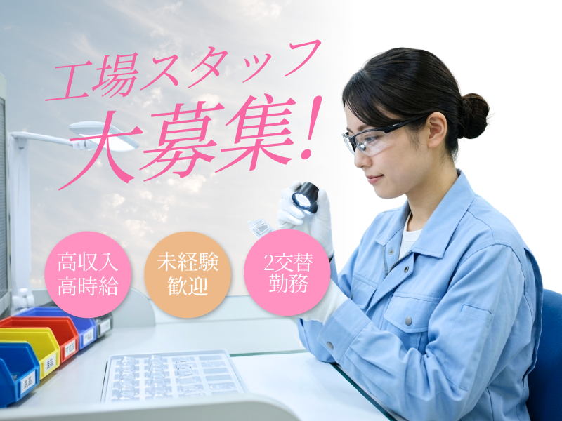 ☆大人気☆0から始める　樹脂部品の目視検査！ イメージ