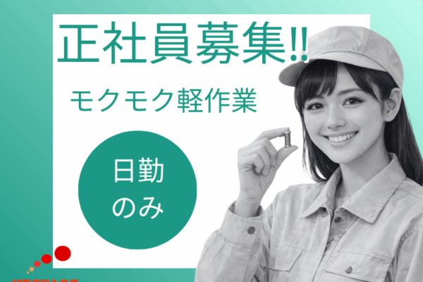 【丹羽郡大口町】軽作業/目視検査/未経験OK イメージ