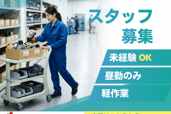 【丹羽郡大口町】自動車修理部品のピッキング/土日休み/日勤のみ イメージ