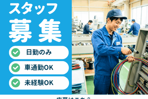 【大口町】製造スタッフ/車通勤OK/ワークライフバランス◎ イメージ