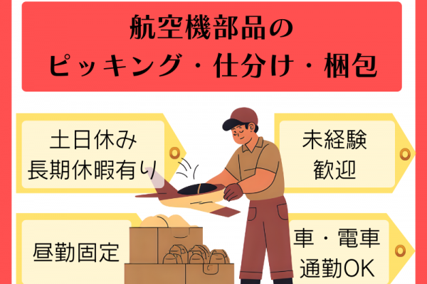【各務原市】倉庫管理・軽作業/日勤固定/土日休み イメージ